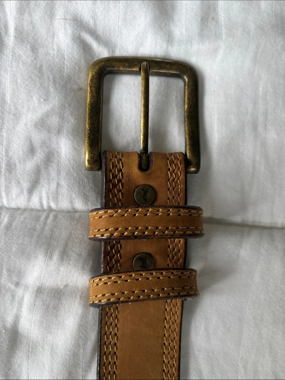Will Leather Goods Tan Leather Belt (36)